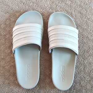 NWOT!  Never worn!  Adidas Comfort Slides - Men Size 9